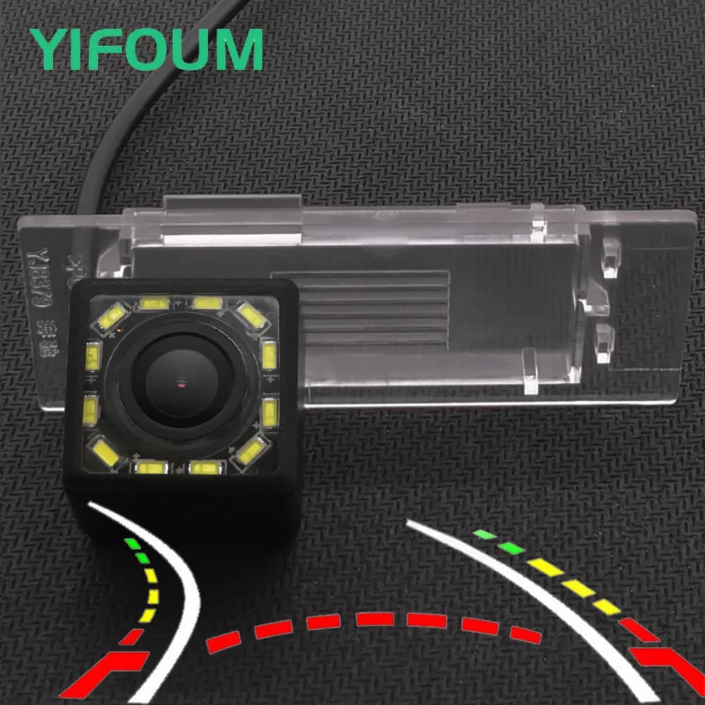Caméra de recul sans fil avec trajectoire dynamique Fisheye pour Mercedes-Benz Smart/Renault Kadjar Clio 3 4 Koleos 2 Samsung