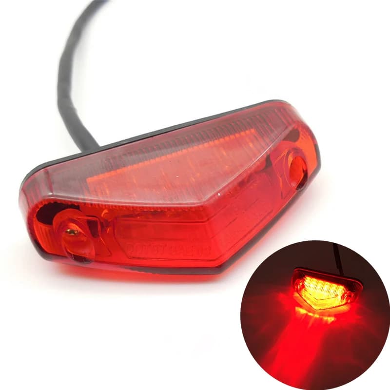 Feu arrière de moto Enduro pour CRF YZ CR EXC WRF 250 400 426 450 Tial Bike 12 LED