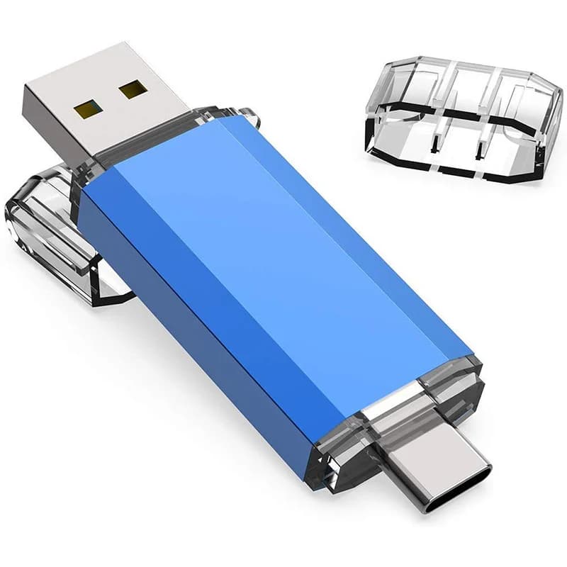 Clé USB haute vitesse, clé USB 3 en 1, USB 3.0 et type C, clé USB OTG, 32 Go, 64 Go, 128 Go, 256 Go, 512 Go