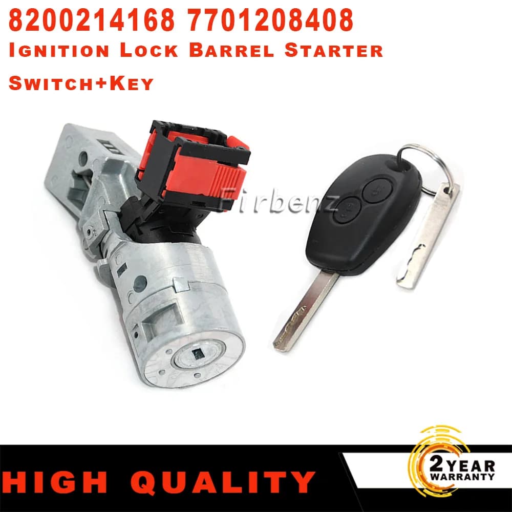 Nouveau commutateur de serrure de barillet de démarreur avec clé 7701208408 8200214168 pour Renault Kangoo Opel/Vauxhall Movano Accessoires automobiles