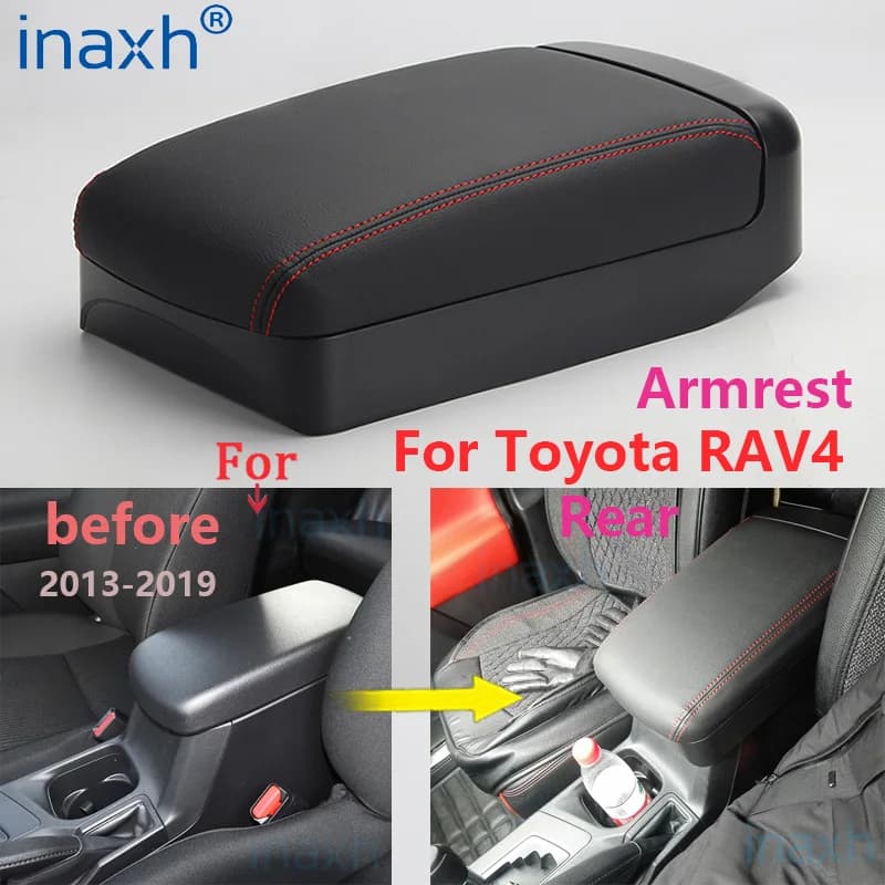 Accoudoir de voiture pour Toyota RAV4, 2013-2019, allonger, rehausser, sans perte, rénovation, support, décoration, accessoires