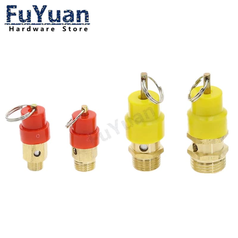 1/4 ''3/8" 1/2 "filetage mâle 1KG - 12KG compresseur d'air soupape de décharge de sécurité connecteur régulateur de surpression de gaz d'air