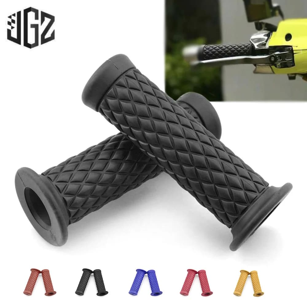 Poignées de guidon de moto rétro en caoutchouc souple, 22mm, pour Vespa GTS 250 300 Sprint primera 150 LX GTV 125 200 S150