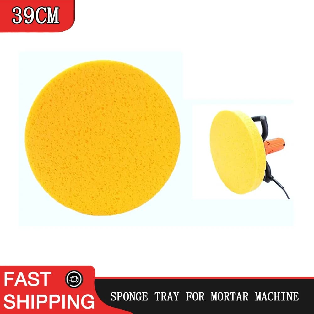 Disque de polissage pour mortier de ciment 39 cm, disque éponge, machine de polissage, disque de meulage, essuieur mural, accessoires de polissage