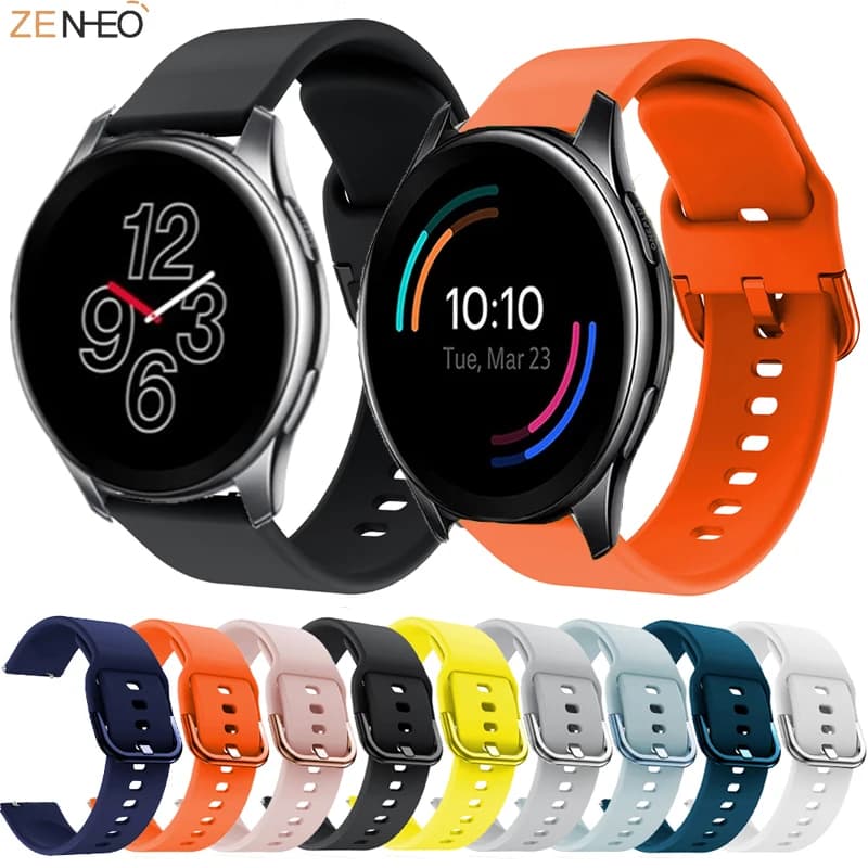 Bracelet de rechange en Silicone souple, 22mm, Sport, pour montre Oneplus