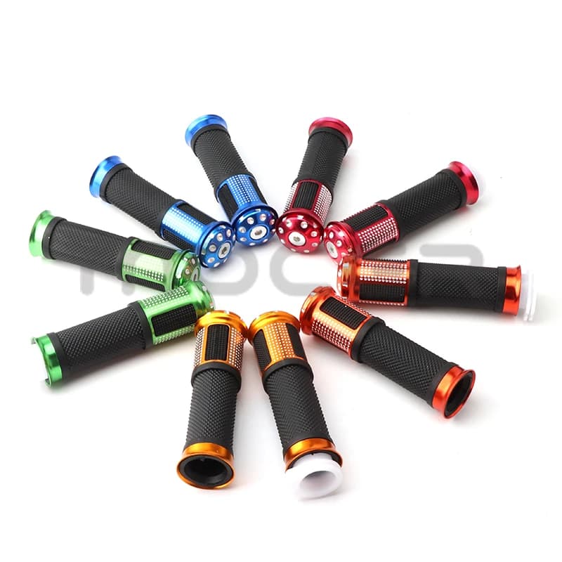 Poignée d'accélérateur universelle pour moto et scooter, guidon modifié, poignée de rotation, poignées de réglage, 22mm, 1 paire