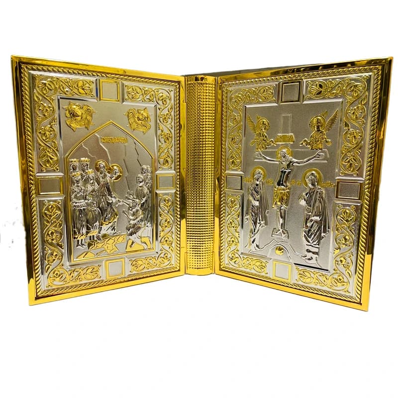 croix chrétienne déco chrétiennes croix chrétienne croix chrétienne decoration croix orthodoxe croix egyptienne jesus christ decoration croix de jesus Couverture métallique de livre béni en deux