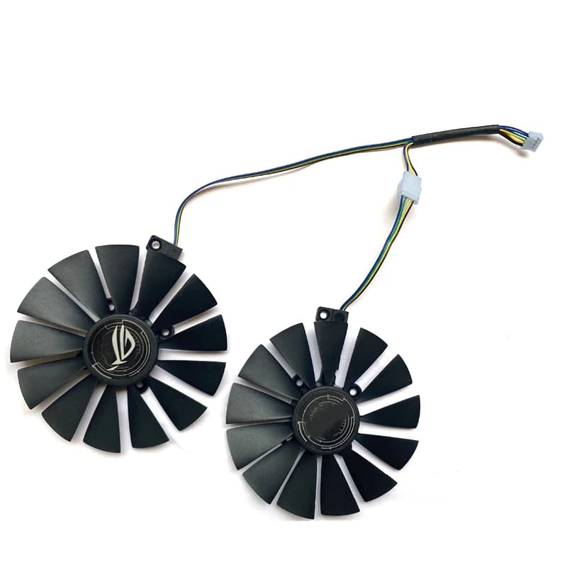 Ventilateur de refroidissement, 95MM T129215SM 0.25A compatible RX580 GPU, pour ASUS ariel Radeon RX 580 STRIX RX 470 GTX 1050Ti 1070Ti 1080Ti, nouveau