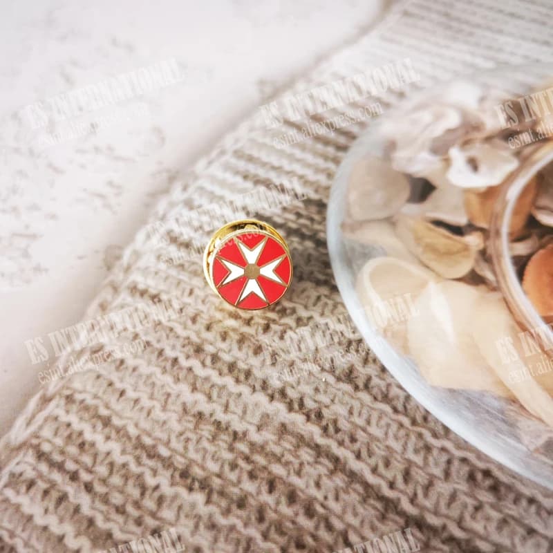 Épingles de revers maçonniques, badge de franc-maçonnerie, maçon, rouge BLM57a, taille 1,1 cm, accessoires d'affaires exquis pour hommes, symbole, cadeau