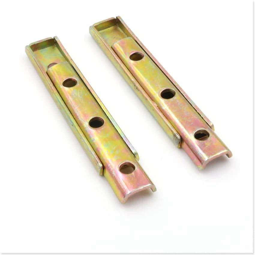 Charnière de connecteur d'insertion de lit de meubles, goupilles de connexion de 2,2 de canapé à la maison, accessoires de meubles, 2 pièces/ensemble