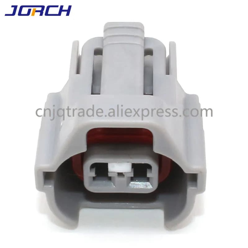 10 Ensembles de Connecteurs Nippon Denso 2 Broches 15316989 avec Verrouillage Avant Blanc pour Injecteur de Carburant 6189-0670 avec Bornes et Caoutchoucs