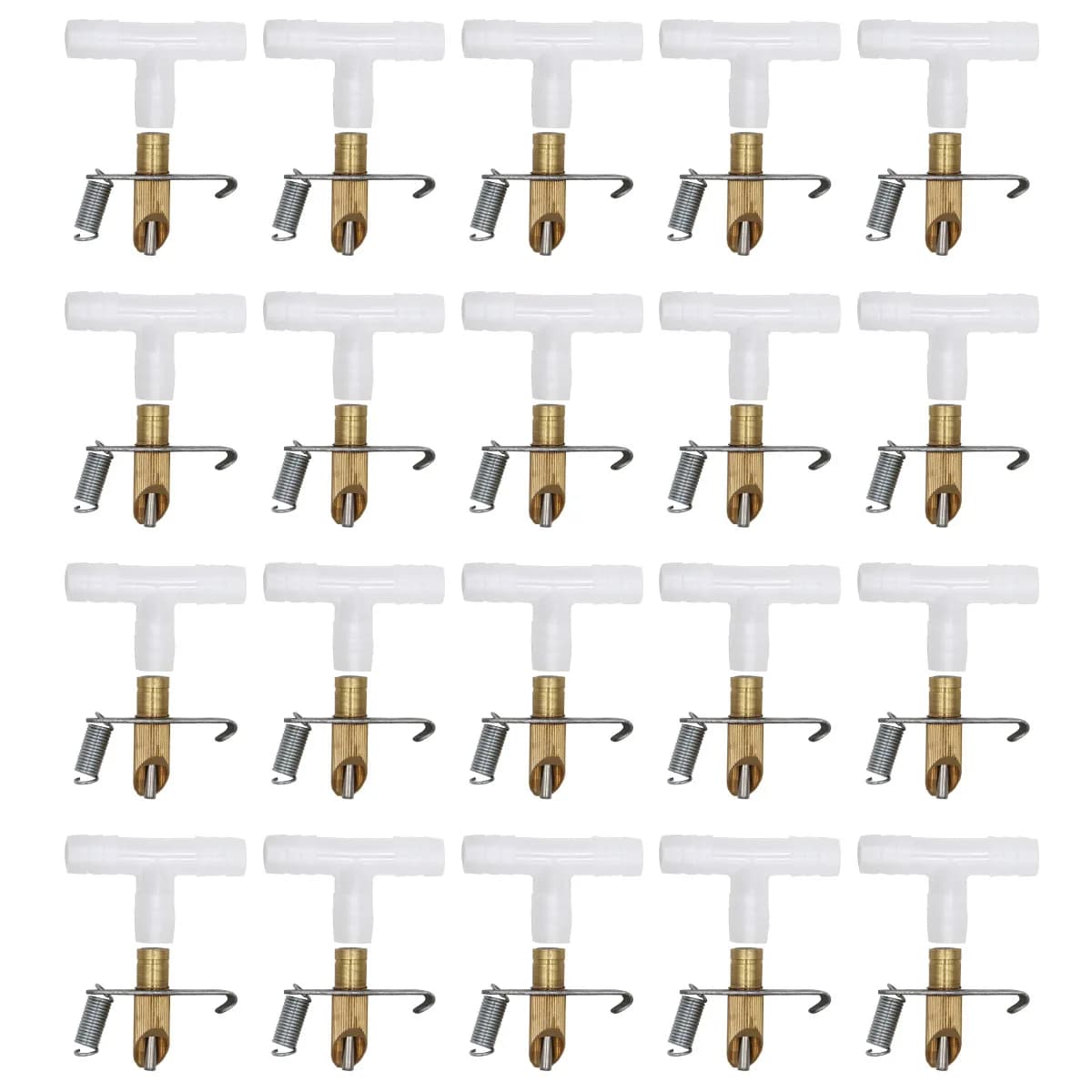 50 Pièces Système d'abreuvement automatique en cuivre pour lapins, type bec de canard, équipement et outils d'abreuvement pour lapins