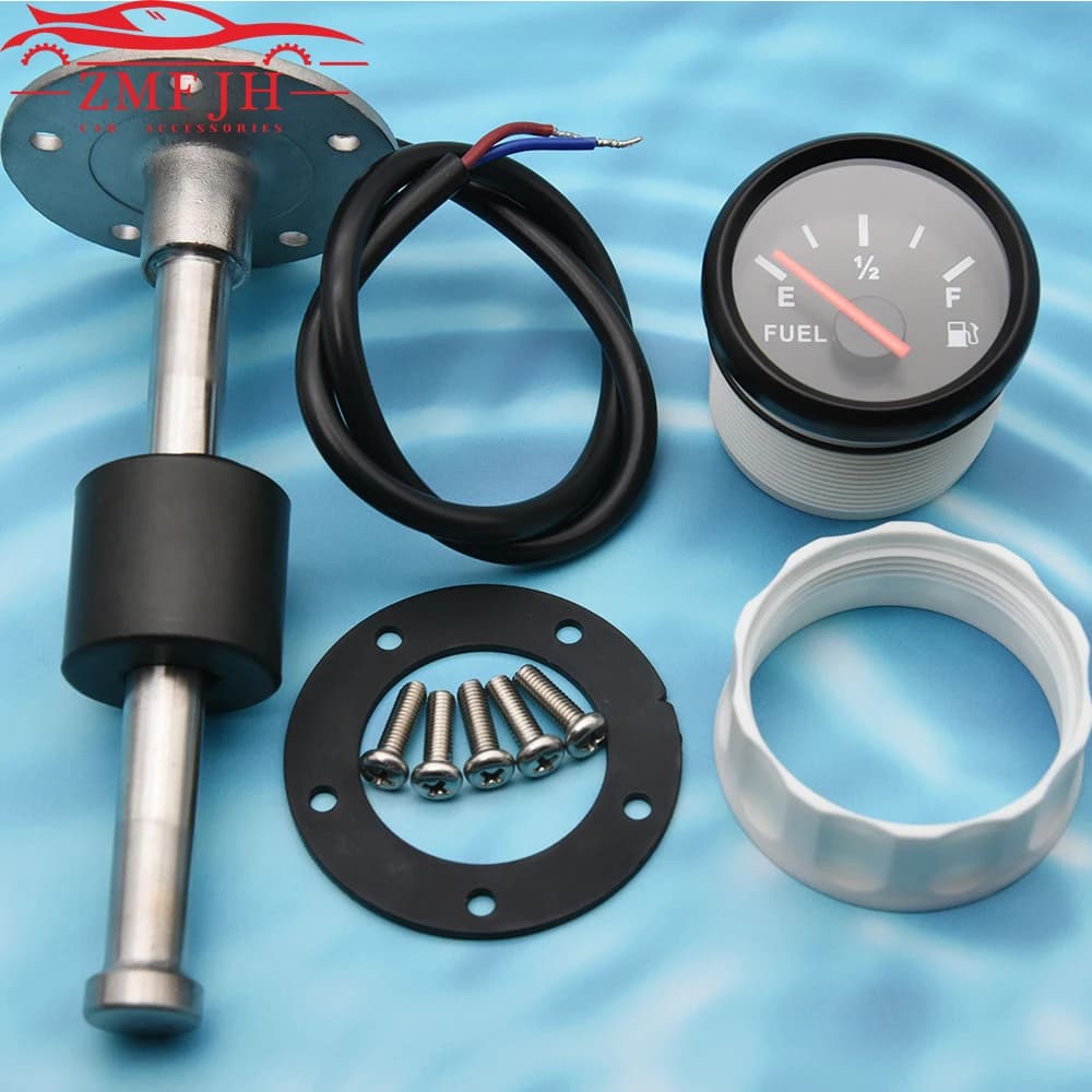 Capteur de niveau de carburant universel pour bateau et voiture, pour jauge de niveau de carburant 0 ~ 190 ohm 52mm avec unité d'envoi de carburant 150 200 250 300 350 400 600mm