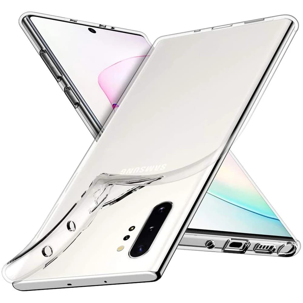 Coque transparente Ultra fine pour Samsung Galaxy Note 10 + 10 Plus, coque de téléphone souple en Silicone Transparent pour Samsung Note 10 Pro