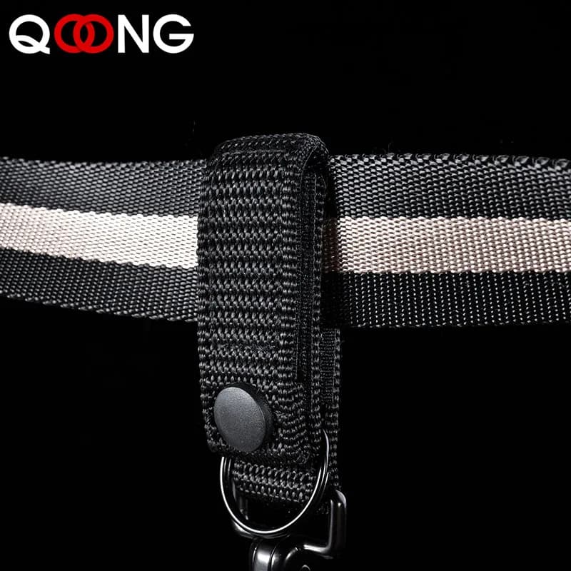 Ceinture en nylon de spécification militaire, porte-clés à Velcro haute densité, porte-clés amovible et durable avec boucle de suspension H28