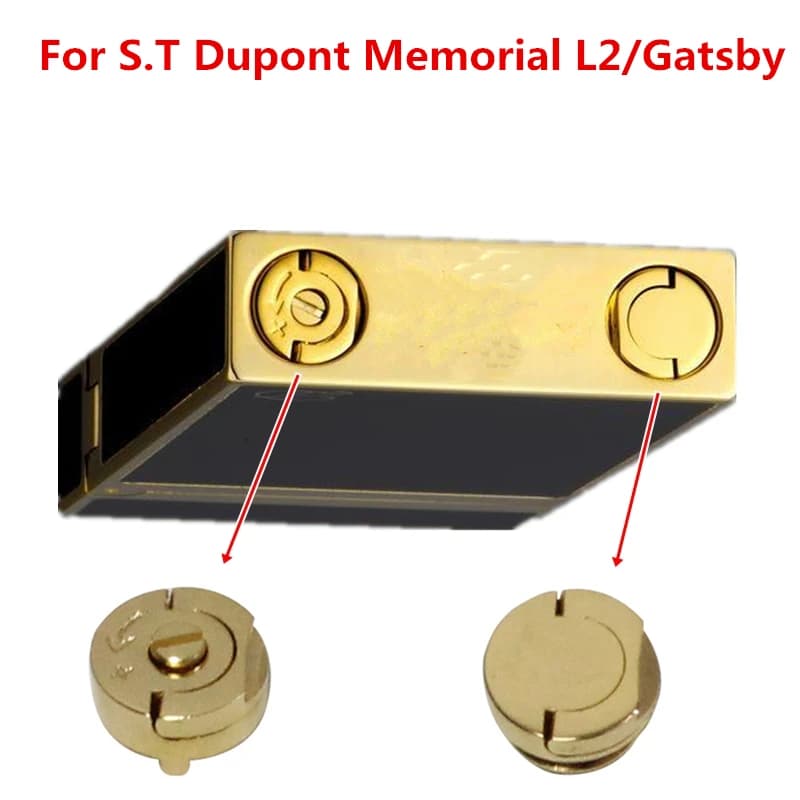 Vis de recharge de gaz, vis de réglage du gaz, vis de plaque d'écho, adaptateur de recharge de gaz et meule pour pièces de réparation Dupont L2/Gatsby