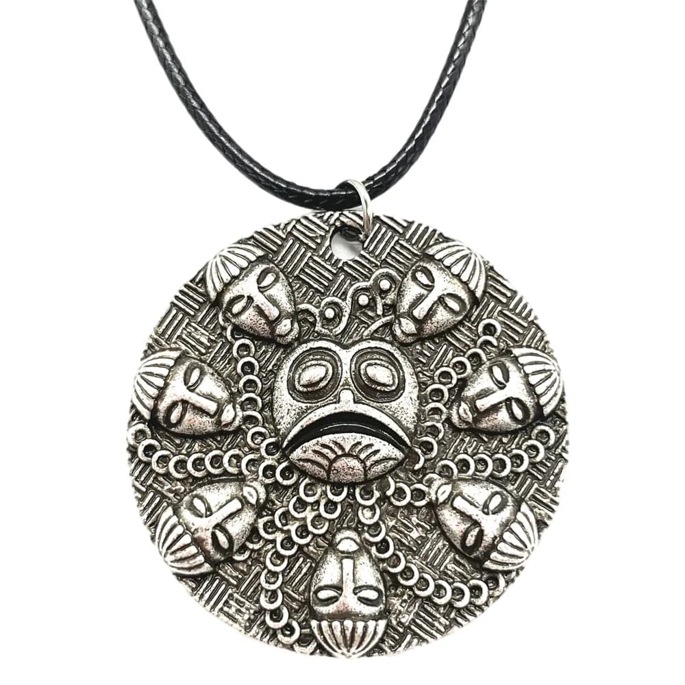 Médaillon Ogma Om Yoga pour hommes et femmes, bouddhisme, bijoux porte-bonheur, collier pendentif, Amulette isman attentive