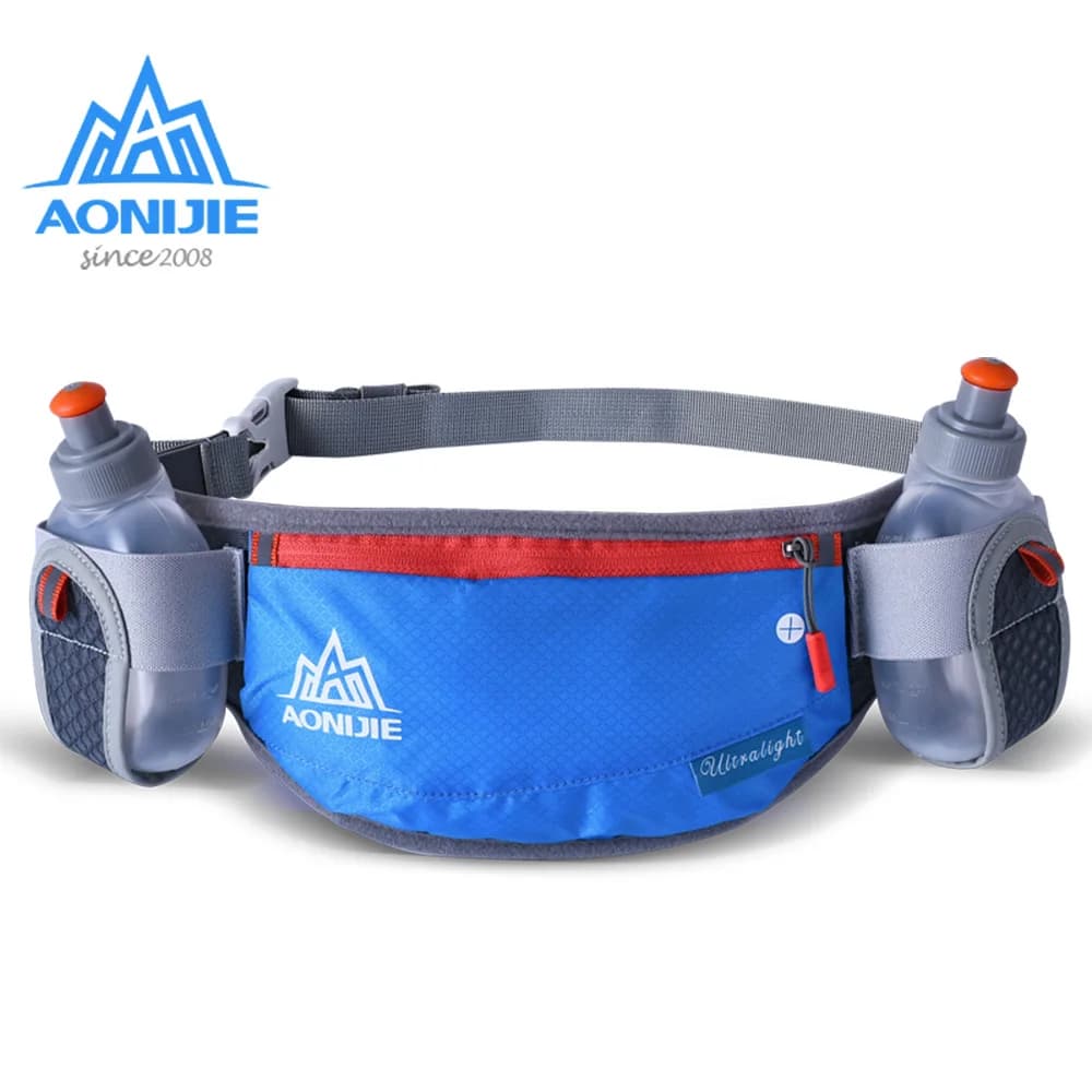 AONIJIE E882 Marathon Jogging cyclisme course hydratation ceinture taille sac pochette Fanny Pack support pour téléphone avec bouteilles d'eau 170ml