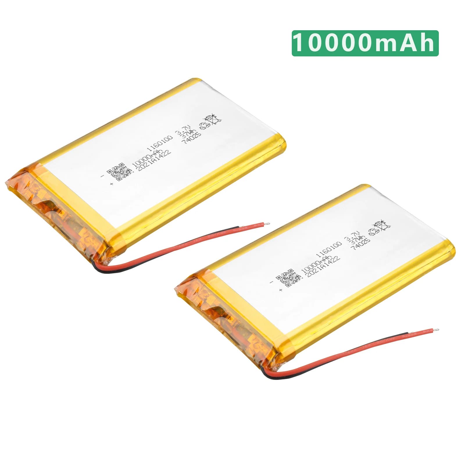 Batteries rechargeables au lithium polymère 3.7V 10000mAh pour tablette PC, batterie de remplacement pour Power Bank MP4
