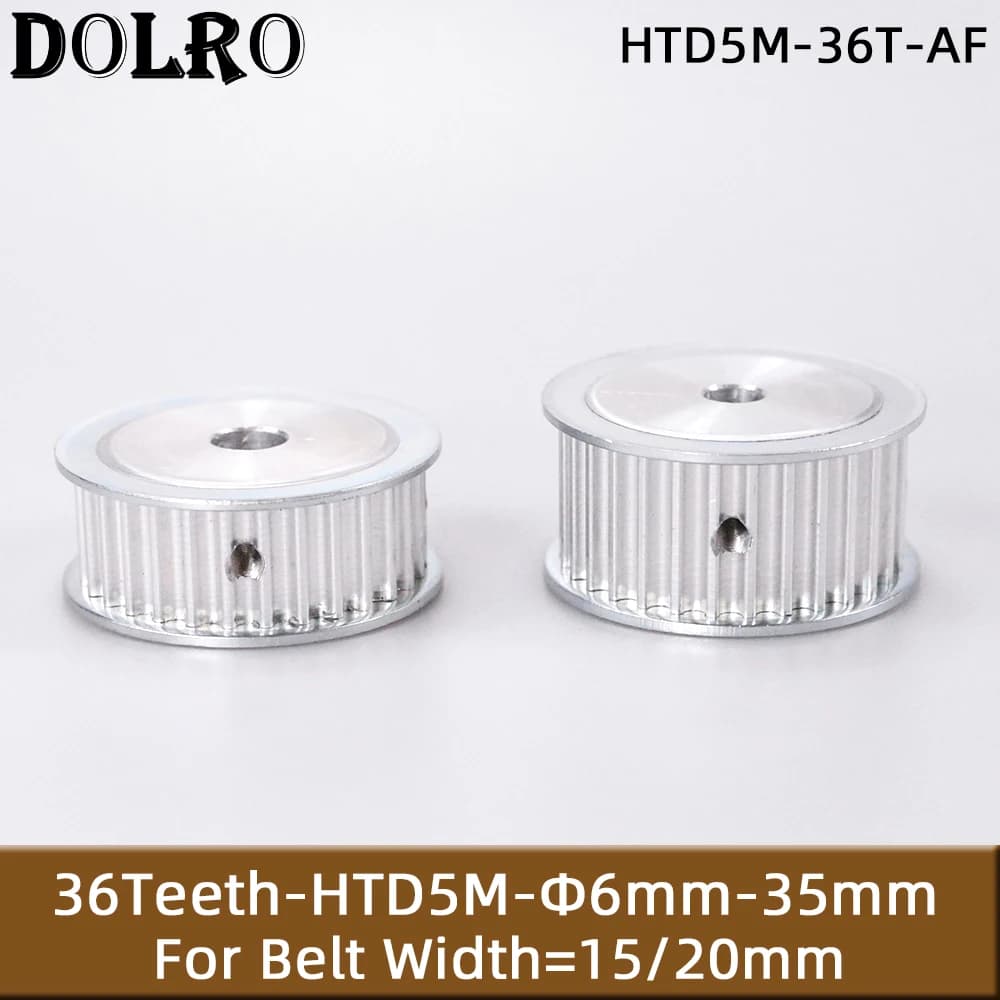 Poulie de synchronisation de Type 5M 36 T, alésage intérieur 6/8/10/12/14/15/16/18/20/22/24/25/28/30mm pour largeur 15mm HTD – poulie de courroie de synchronisation, 36 dents AF