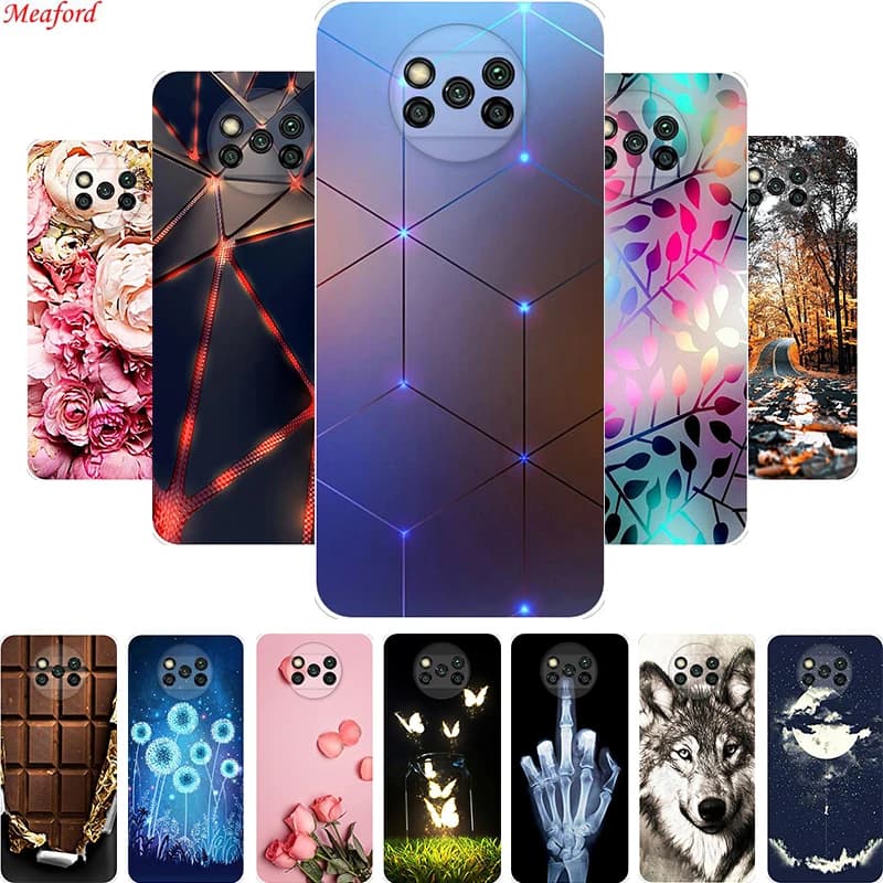 Coque populaire pour Xiaomi Poco X3 NFC X3 Pro Coque arrière en Silicone transparent pour POCO X3 NFC Coque de téléphone Fundas PocoX3 X 3 Pro Coque