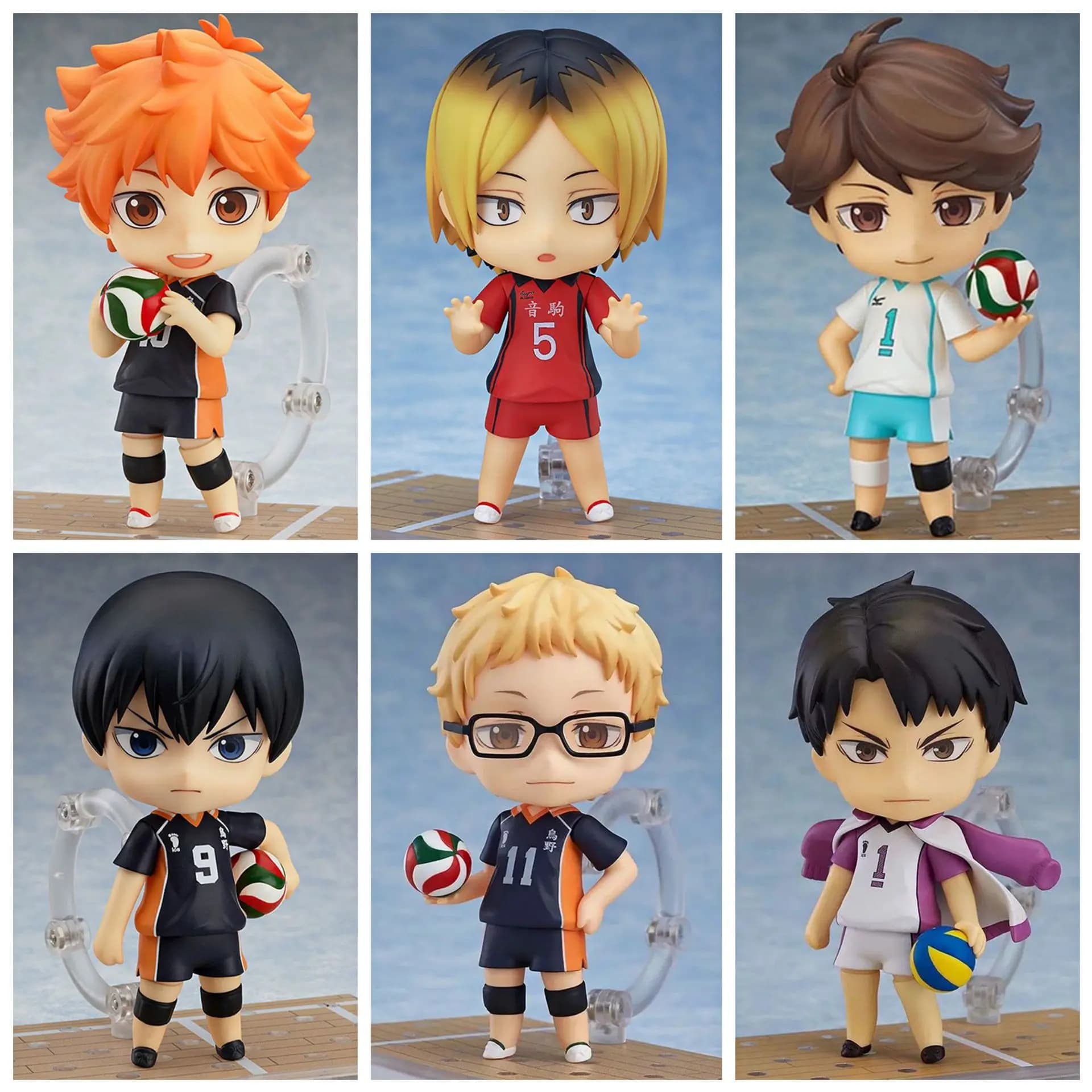 Haikyuu de 10 cm!! Haikyuu Oikawa Tooru Kei Tsukishima Ushijima Wakatoshi Kenma Kozume Tobio Kageyama Hinata Shoyo figurine d'action