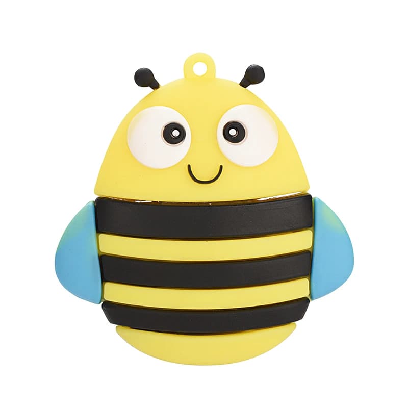 Clé USB à l'effigie de personnages de dessins animés : hibou, renard, abeille. Clé USB adorable, 4 Go, 8 Go, 16 Go, 32 Go, 64 Go. Clé USB animale, mémoire USB.