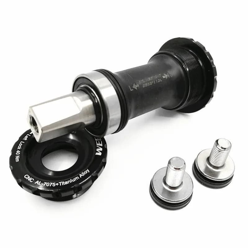 Supports de pédalier d'axe en alliage de titane pour vélo, 68mm x 103mm 107mm 110mm 113mm 119mm, support de pédalier de vélo pliant BMX vtt UN26