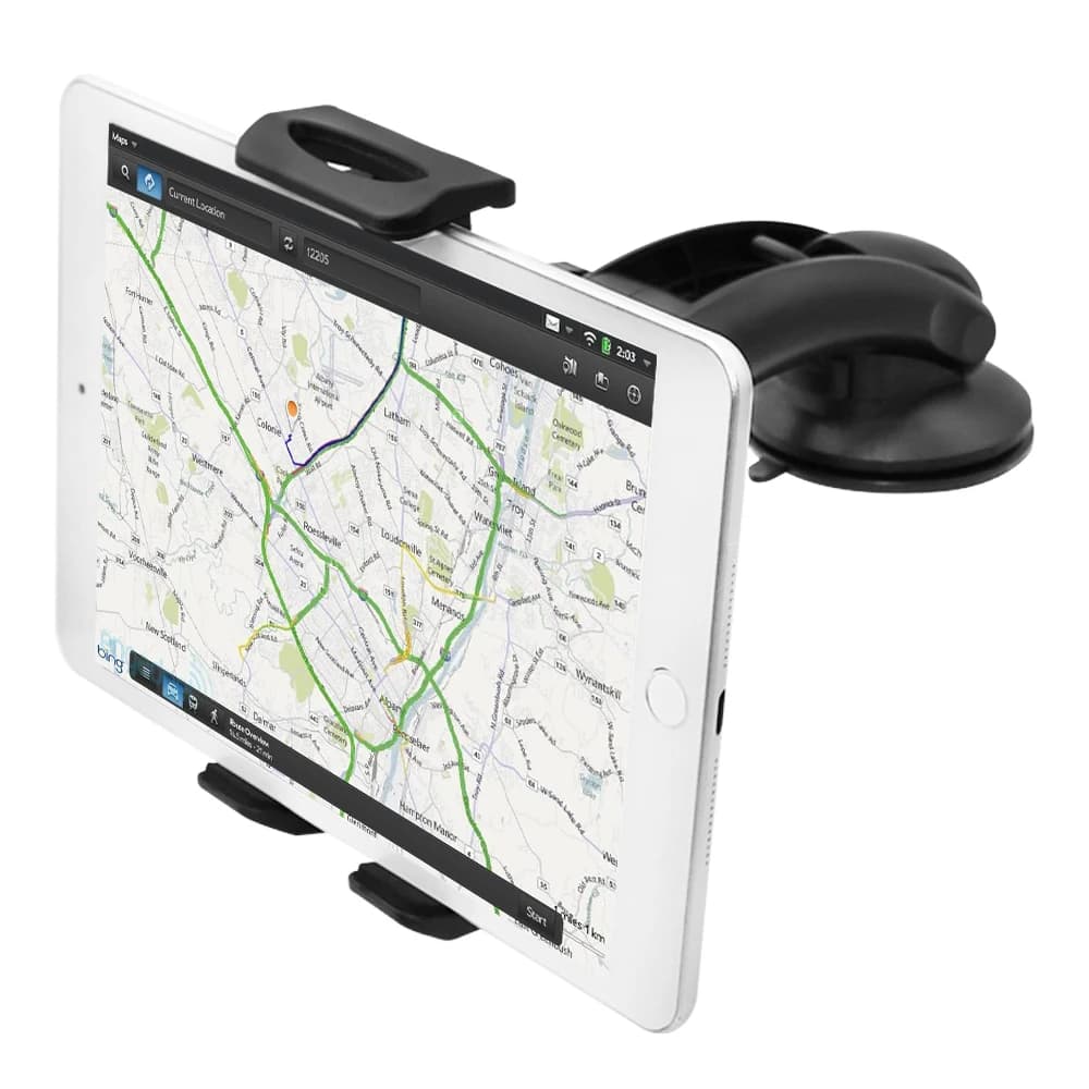 360 ° Support de tablette rotatif pour voiture, pour iPad 9.7 11 12.9 pouces, support de tableau de bord de pare-brise de voiture pour tablette Samsung Xiaomi