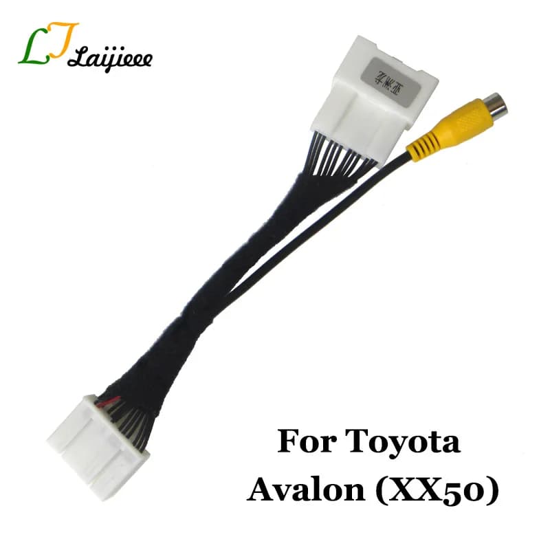 Câble adaptateur petà 30 broches pour Toyota Avalon XX50 2019 2020, entrée RCA, caméra arrière dans la voiture d'origine Srceen