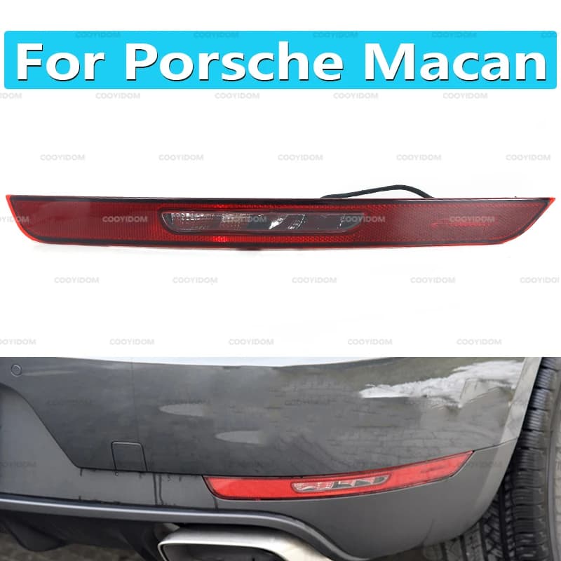 Pour Porsche Macan 2014-2020 pare-chocs arrière LED feu Stop arrière feu de recul antibrouillard feu de signalisation 95B 945725 J 95B 945726 J J