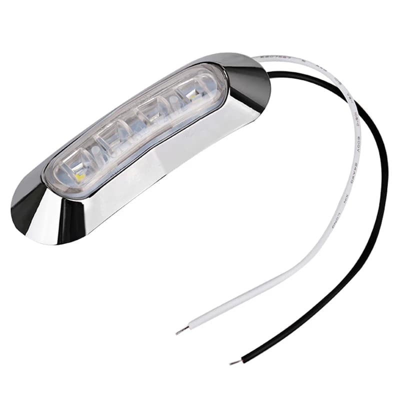 Enquêter arrière à iode à 4LED, marqueur latéral, feu de dégagement pour remorque et camion, 10V-30V, 1PC