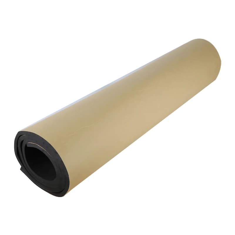 Feuille Adhésive en Néoprène EPDM sur Mesure, Ruban d'Isolation, Coussin de Joint, 500mm x 2000mm, 1/2/3/4/5/6/8/10/12mm, Noir, 2 Pièces