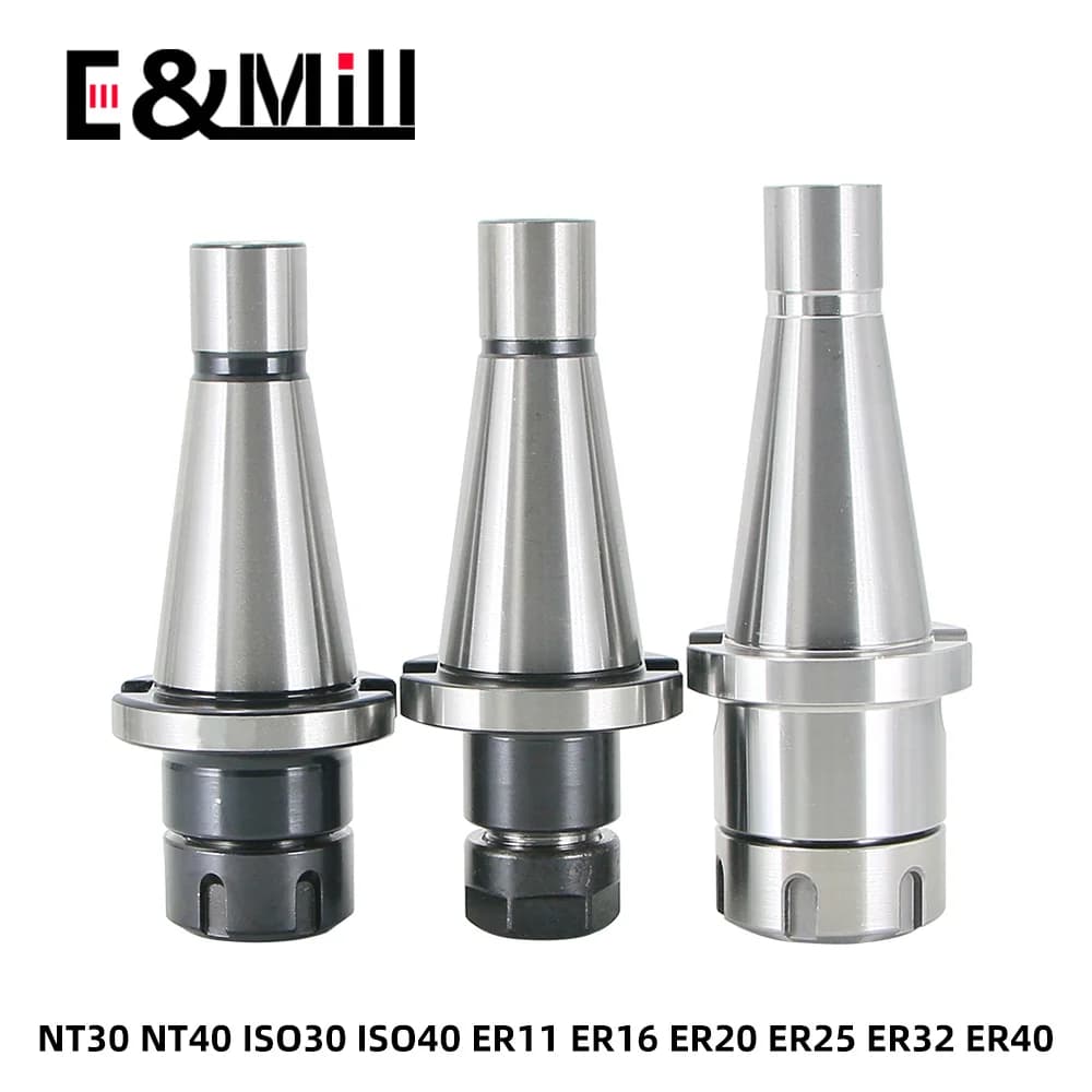 NT30 NT40 ER11 ER16 ER20 ER25 ER32 ER40 porte-outil ISO40 SK SK30 SK40 NT ER pince à mandrin pour fraiseuse Cnc outils poignée