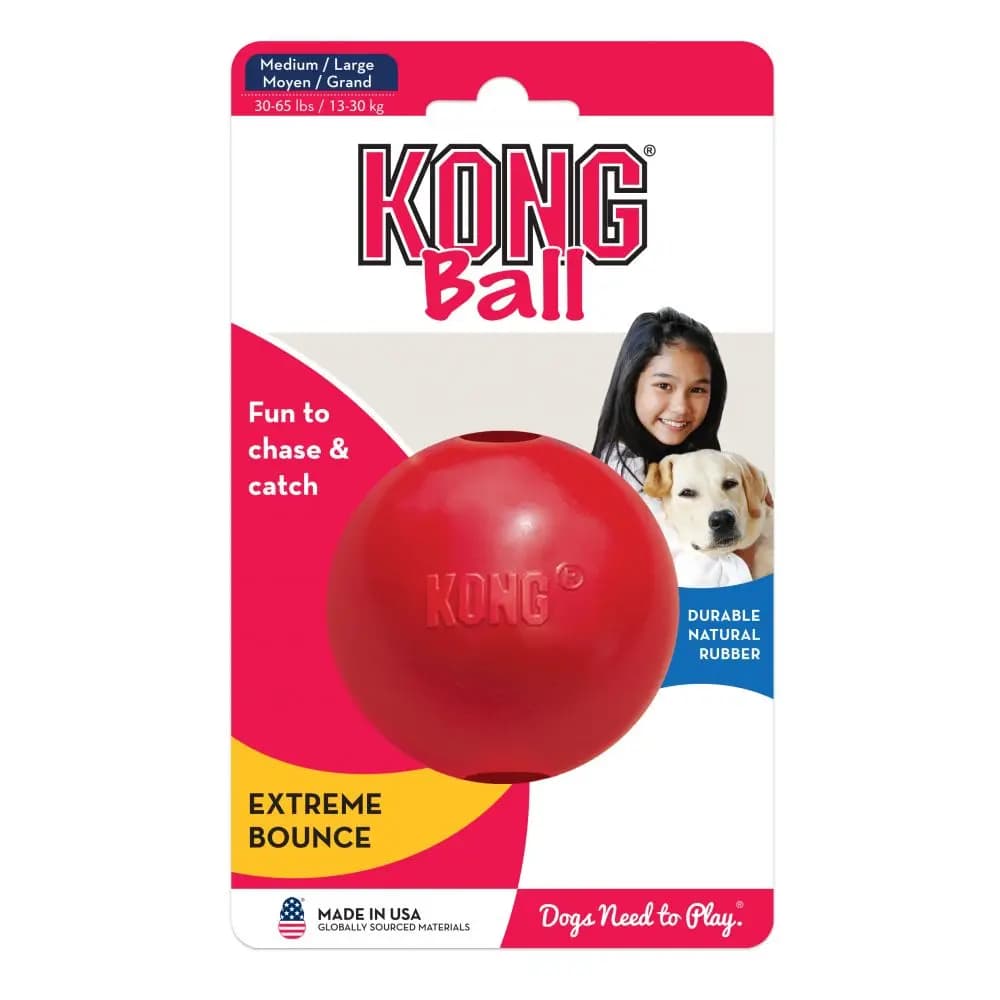 Balle jouet pour chien KONG, M, L