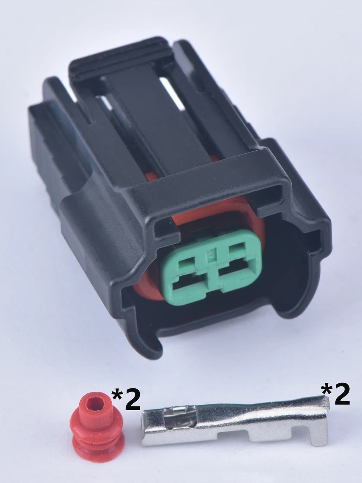 Connecteur étanche auto femelle 2 broches pour faisceau de câblage d'injecteur de carburant 06A973722 6189-0735 6189-0785 06A 973 722