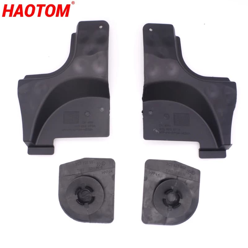 Ensemble de Rails de plancher de voiture L + R, couvercle de protection anti-éclaboussures, blocage des pièces de sécurité pour VW Passat B6 B7 CC NF 3C0825962