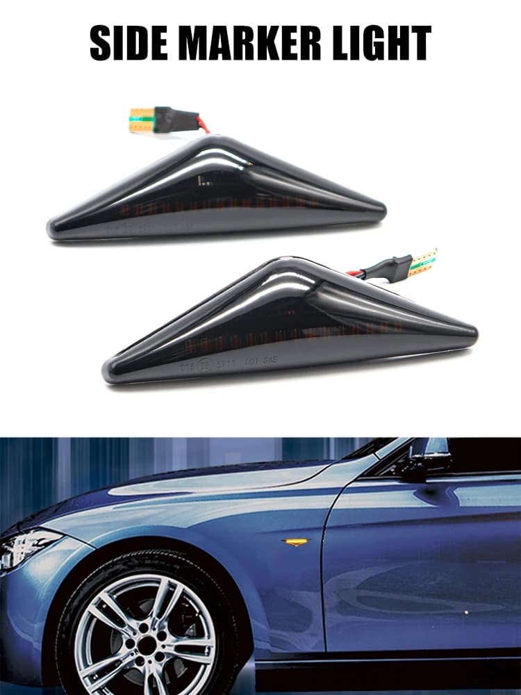 2 pièces LED clignotant dynamique clignotant indicateur latéral clignotant pour Ford Focus MK1 1998-2004 Mondeo MK3 Falcon FG XR6