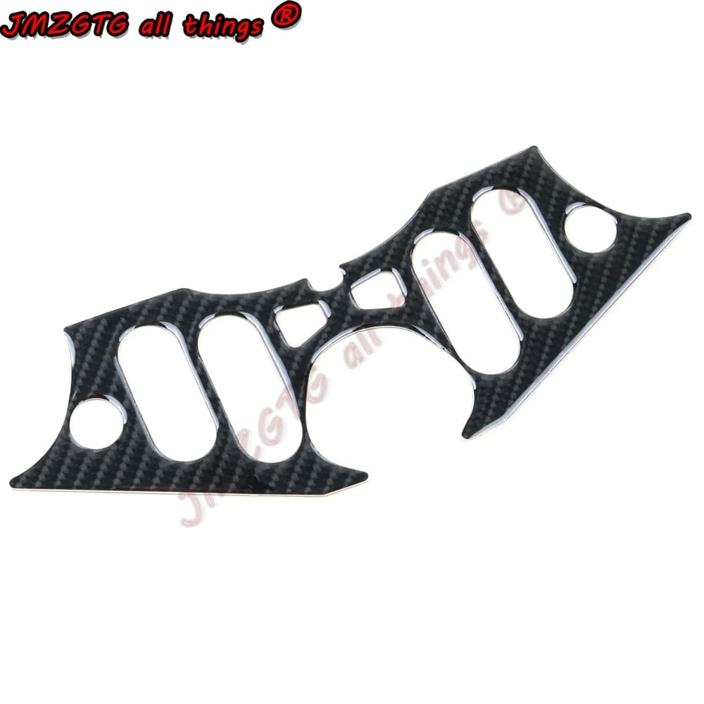 Autocollants en Fiber de carbone pour moto YAMAHA R15 2016 – 2018, tampons autocollants, Triple arbre, Triple pince, extrémité avant supérieure
