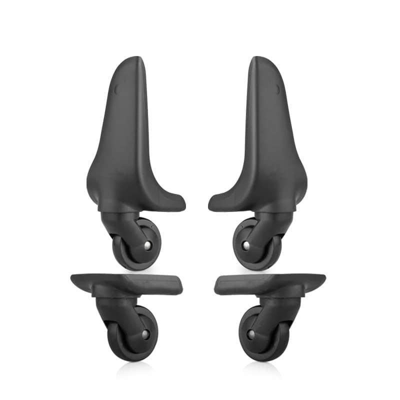 Accessoires de roue à bagages roue universelle d'embarquement valise roulette roue silencieuse remplacement résistant à l'usure 20 pouces 28 pouces