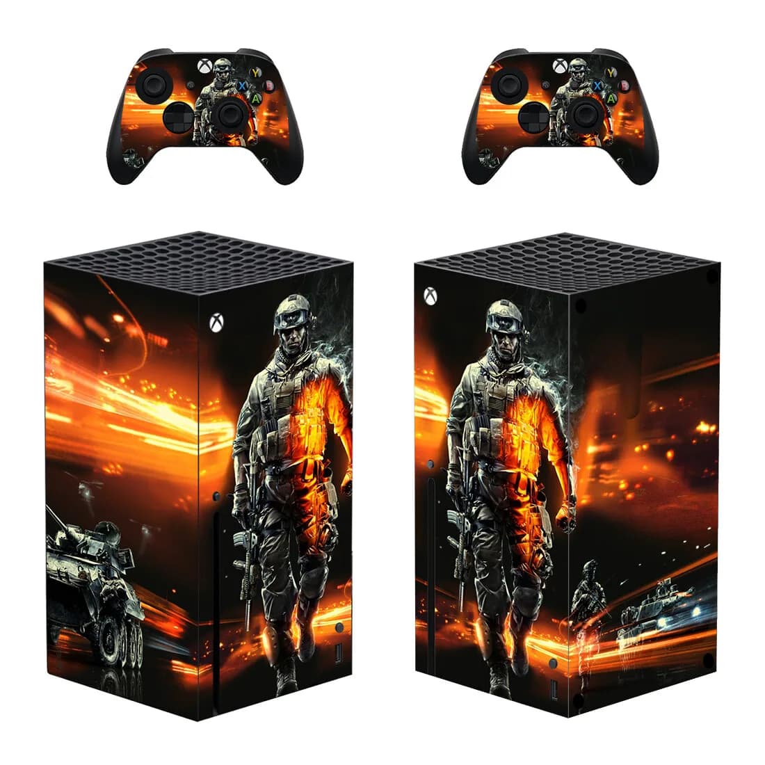Autocollant de protection Genic Lefield pour console Xbox Series X et 2 thorac, autocollant en vinyle, nouveau jeu