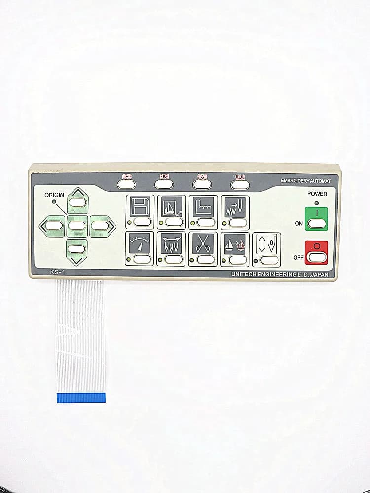 Pièces de rechange pour machine à broder Barudan, EBY01570, panneau de commande convexe, clavier, bonne qualité