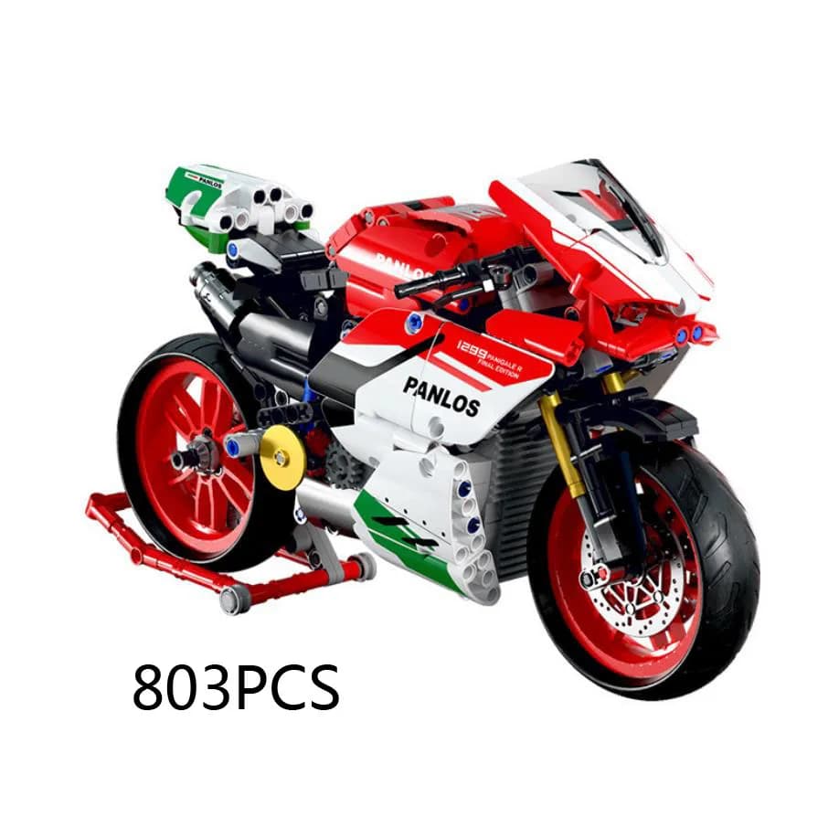 Bloc de construction de moto technique Duca 2015 1299, modèle de véhicule à moteur Panigale, assemblage à vapeur, jouet en brique, Collection pour cadeaux