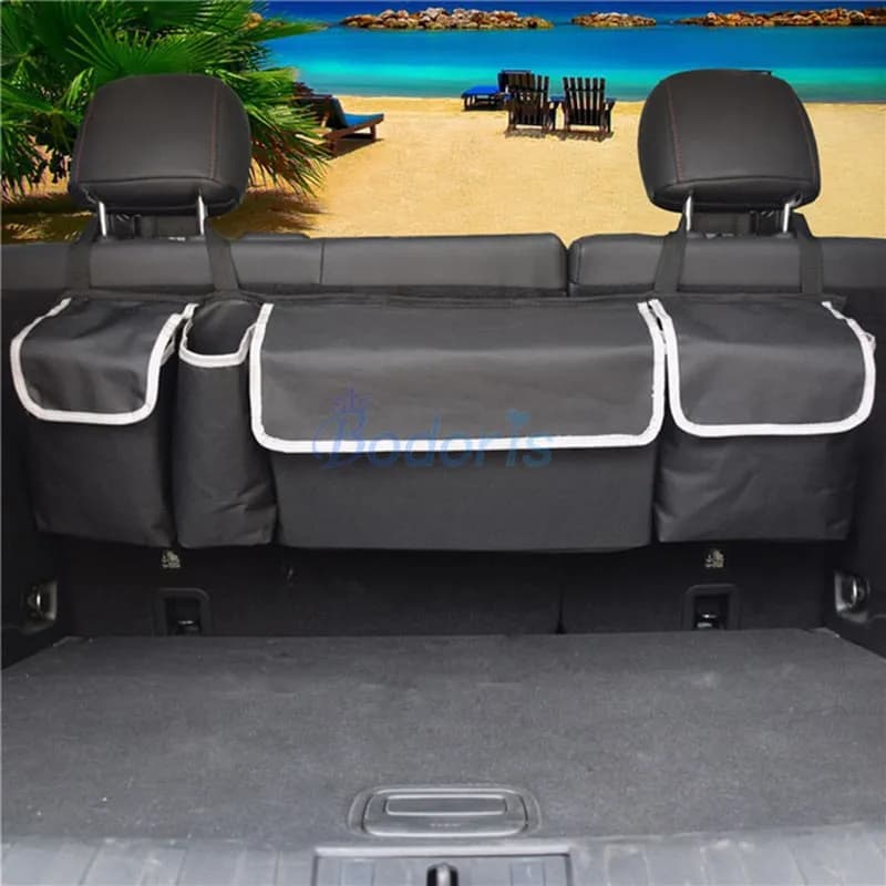 Sac de rangement de siège arrière, organisateur de coffre automatique, accessoires pour BMW X1 X3 X4 X5 X6 X7 E84 F48 F39 E83 F25 G01 F26 G02 F15 G05