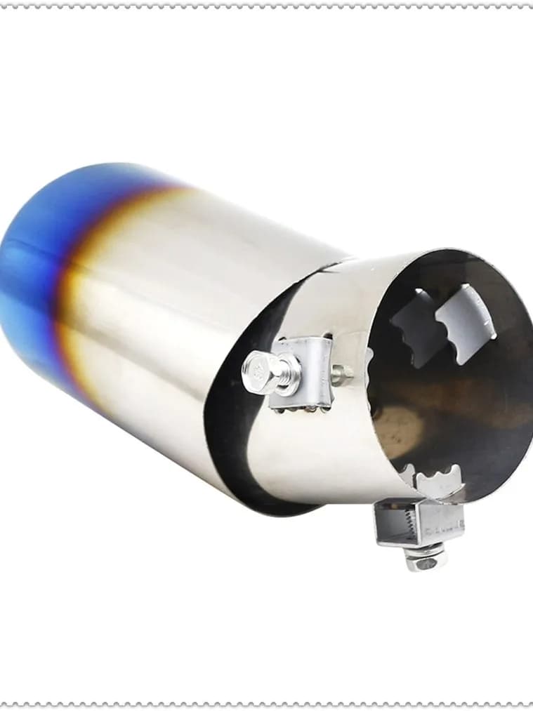 Tube silencieux d'échappement rond en acier inoxydable, pour voiture BMW F80 M3 E46 E39 320si 630i E34 750i 330i 325i