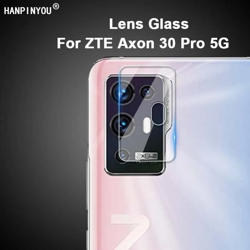 Protecteur d'objectif de caméra arrière pour ZTE Axon 30 Pro 5G, Film de Protection en Fiber de verre trempé souple Ultra mince et transparent de 6.67 pouces