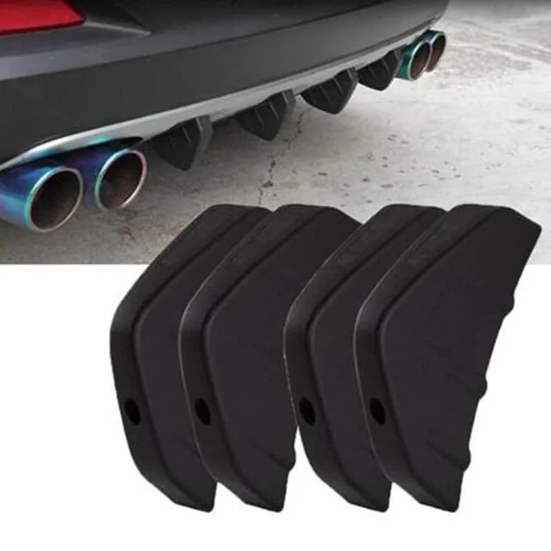 Pare-choc arrière de voiture universel, 4 pièces, aileron de requin moulé pour Volkswagen vw POLO Tiguan Passat Golf EOS Scirocco Jetta Touareg Touran