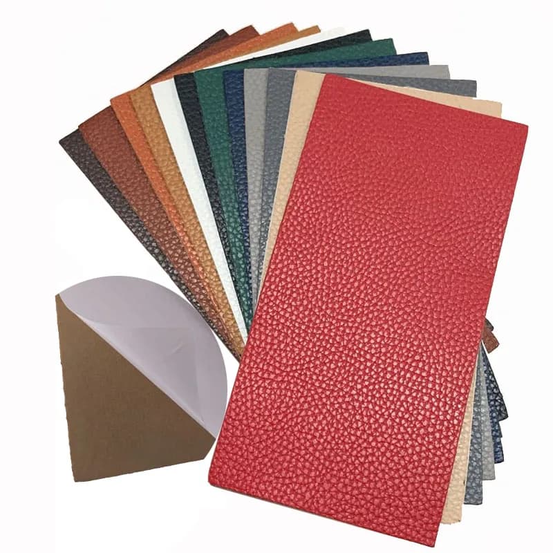 Patch de réparation en cuir artificiel PU, 20x10cm, auto-adhésif, pour fixer les sous-vêtements de canapé, décoration sur tissu