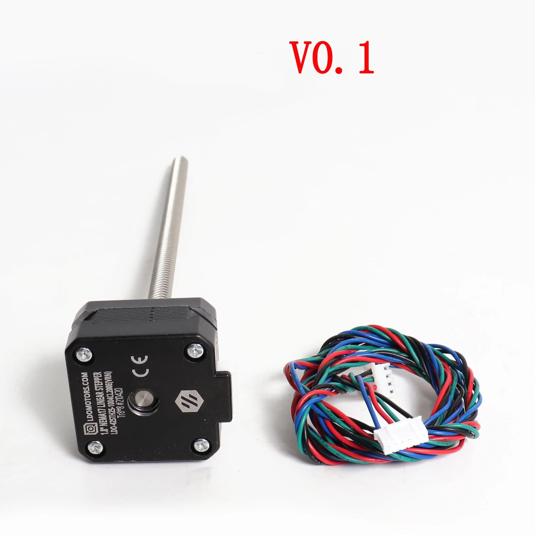 Blurolls Voron 0.2 fourche à salade Z moteur pas à pas linéaire 200mm L vis principales LDO 42STH25-1004CL200E Voron0.1 NEMA17 moteur pas à pas