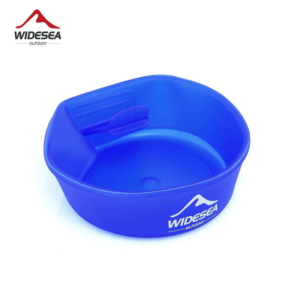Widesea – tasse pliante souple de 250ml, ustensiles de cuisine, poignée Portable, bol de poche pour l'extérieur, tasse de tourisme, sac de randonnée en TPE
